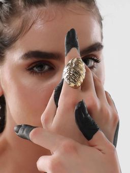 Sohi - Womens The California Gold Whirlwind Statement Ring