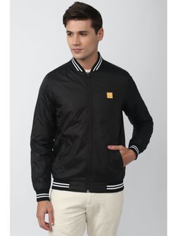 Van Heusen - Men Solid Black Jacket