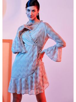 BOHO-CHIC By Sukriti Jain - Pink Metallic Party Hopper Mini Dress