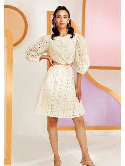BOHO-CHIC By Sukriti Jain - Cream The Somerset Midi Dress