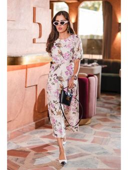 BOHO-CHIC By Sukriti Jain - Sharnamli In Our Dainty Spring Hues Midi Dress