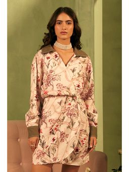 BOHO-CHIC By Sukriti Jain - Multi Colour Olivia Dainty Print Midi Dress