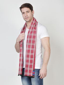 Alvaro Castagnino - Mens Viscose Red Muffler