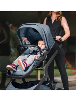 Nuna - Demi Grow–Converts to Twin Stroller –Dual Suspension-6M to 4Y (Upto 15Kg)–Aspen