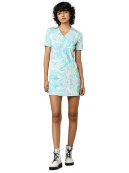 ONLY - Women Printed Blue Dress