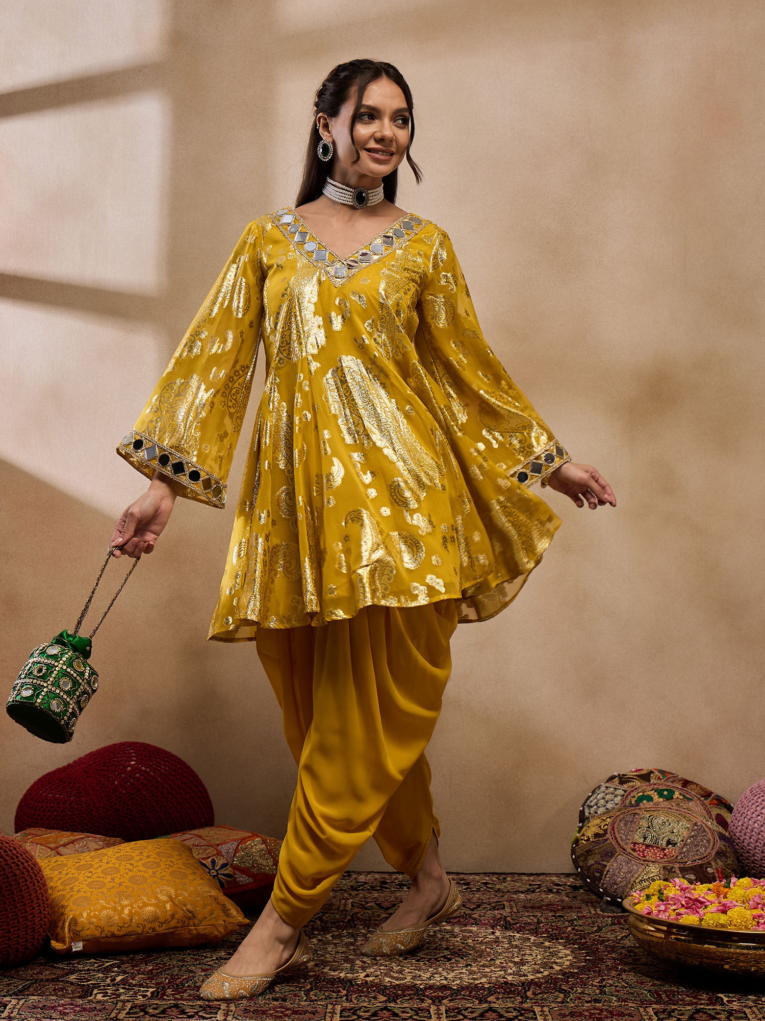 Buy Stylish Yellow Dhoti Pants Collection At Best Prices Online