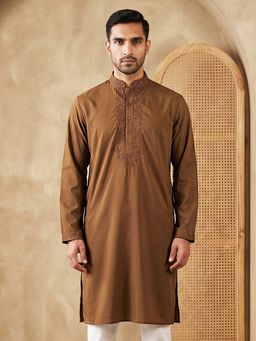 Jompers - Brown Men's Imported Japanese Embroidered Kurta