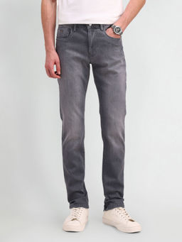 Arrow Newyork - Grey Cotton Jeans
