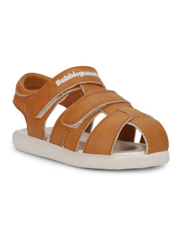 Bubblegummers - Kids Casual Round Toe Sandals Tan