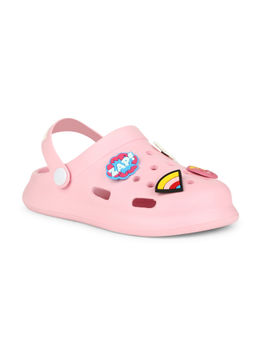 Bubblegummers - Kids Casual Round Toe Clogs Pink