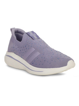 Bata - Kids Sports Round Toe Walking Shoes Purple