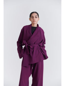 No Grey Area - Purple Robe Jacket