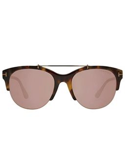 Tom Ford Eyewear - Brown Clubmaster Sunglasses - FT0517 55 56Z