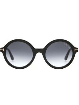 Tom Ford Eyewear - Women Round Grey Lens Sunglasses - FT0602 52 001