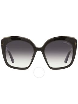 Tom Ford Eyewear - Women Rhombus Grey Lens Sunglasses - FT0944 55 01B