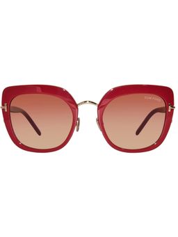 Tom Ford Eyewear - Women Square Red Lens Sunglasses - FT0945 55 66T
