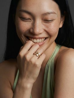 Palmonas - White Luxe Pear Cluster Ring