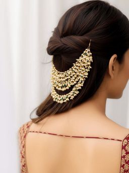 BINNI - White Glimmer Crown Hair Chain