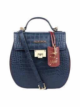 Hidesign - Fling 02 Blue Leather Women's Sling Bag