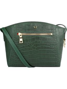 Hidesign - Green Bonnie Croco Melbourne Ranch Emerald Sling Bag