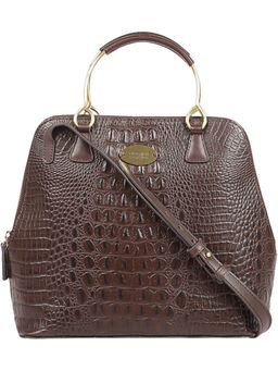 Hidesign - Royale 02 Brown Women's Satchel - (28 X 26 X 10 Cms) (L)