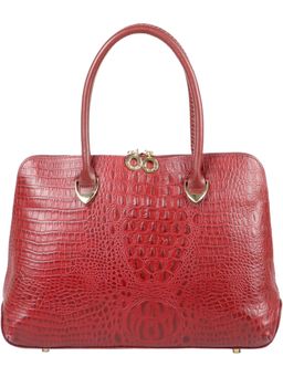 Hidesign - Maroon Patterned Tote Bag
