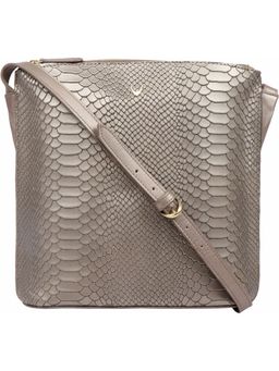 Hidesign - Silver Patterned Sling Bag