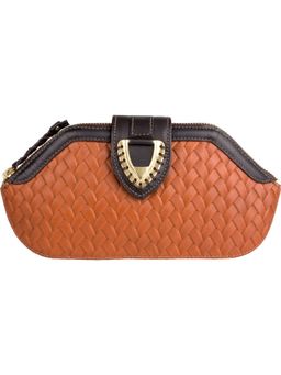Hidesign - Tan Patterned Clutch