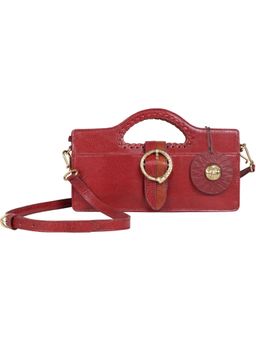Hidesign - URSULA 01 Women's Red Glazed Leather Casual Sling Bag