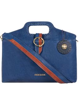 Hidesign - URSULA 02-GLAZED-Sapphire-L Satchels