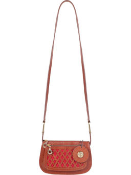 Hidesign - MORGAN 01-GLAZED-TanGERINE-S Sling and Cross Bags