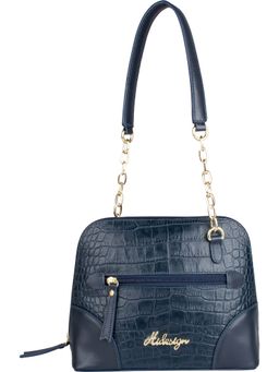Hidesign - Blue Animal Print Handbag