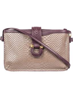 Hidesign - Metallic Animal Print Sling And Cross Bag