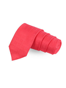 PELUCHE - Striking Pink Necktie for Men