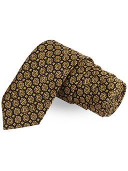PELUCHE - The Brown Flower Necktie for Men
