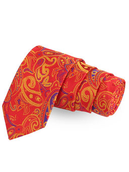 PELUCHE - The Orange Fiesta Necktie for Men
