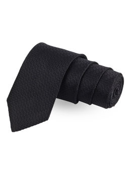 PELUCHE - The Black Lush Necktie for Men