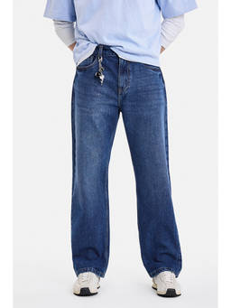 Snitch - Blue Light Distressed Straight Casual Jeans