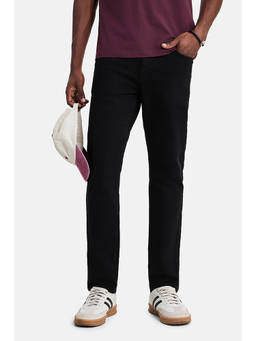 Snitch - Black Washed Slim Casual Jeans
