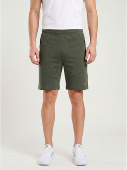 ARDEUR ZEAL IN YOU - Olive Regular Fit Shorts