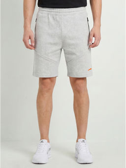 ARDEUR ZEAL IN YOU - Grey Melange Regular Fit Shorts