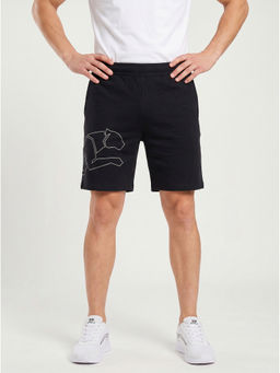 ARDEUR ZEAL IN YOU - Black Regular Fit Shorts