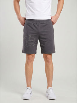 ARDEUR ZEAL IN YOU - Steel Grey Regular Fit Shorts