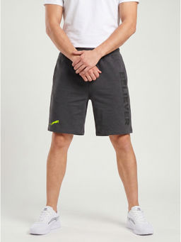 ARDEUR ZEAL IN YOU - Steel Grey Regular Fit Shorts