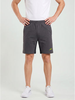 ARDEUR ZEAL IN YOU - Steel Grey Regular Fit Shorts