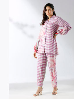 Ishnya - Pink Oh My Striped Co-Ord Set