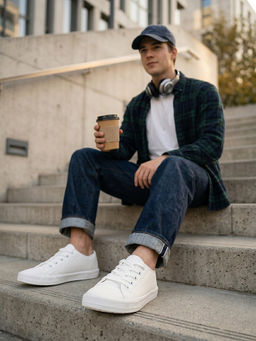 Off Limits - Splash Mode White Sneaker