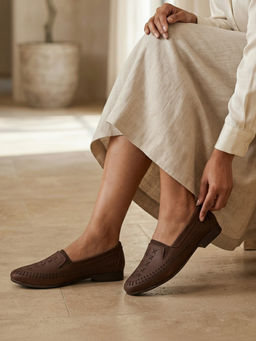 Global Step - Coco Casuals Brown Ballerinas