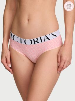Victoria's Secret - Women Pink Printed Cool Hip Hugger Brief Panty