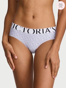 Victoria's Secret - Women Grey Printed Cool Hip Hugger Brief Panty